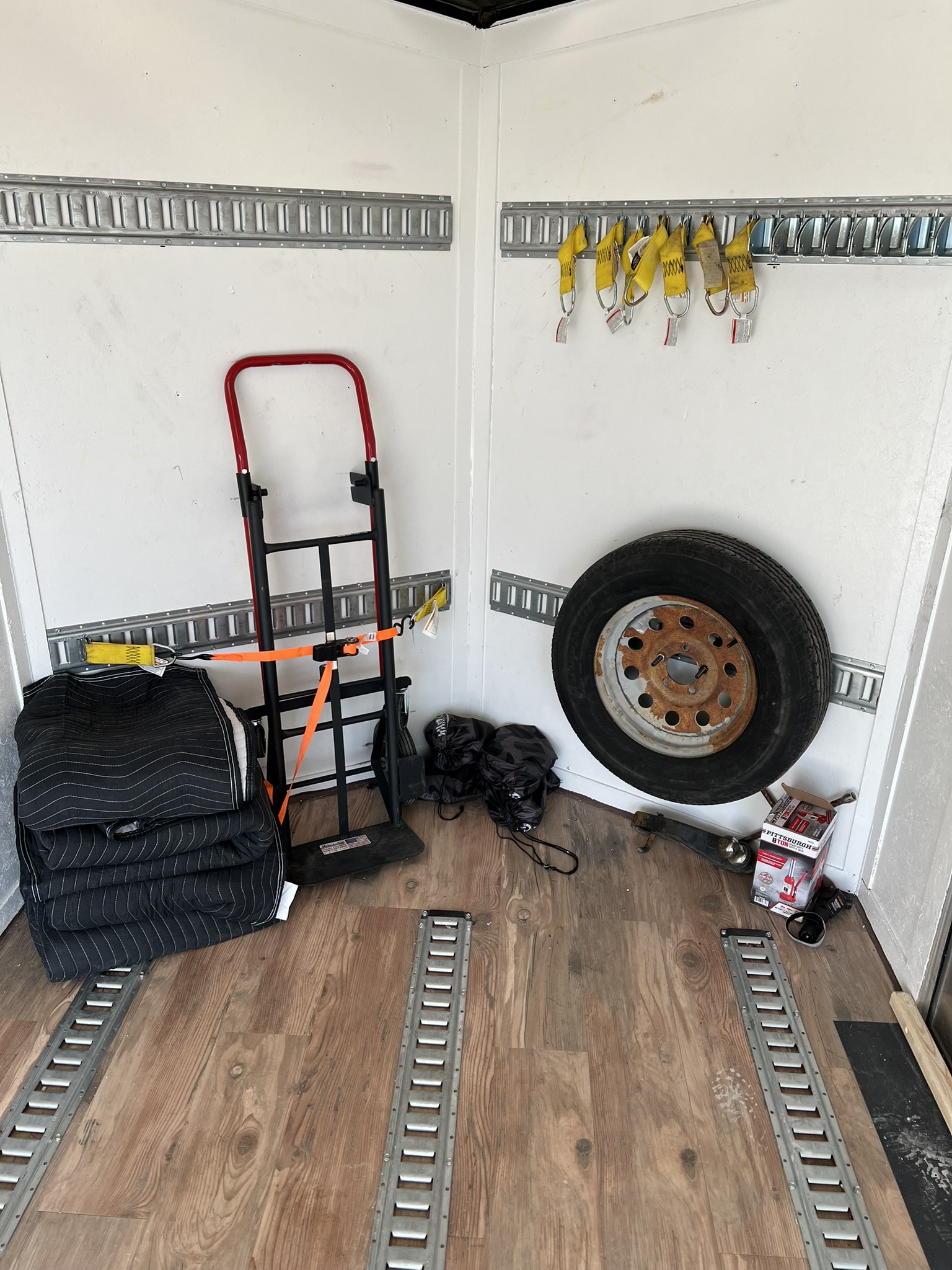 Pace American Journey interior view showing cargo space